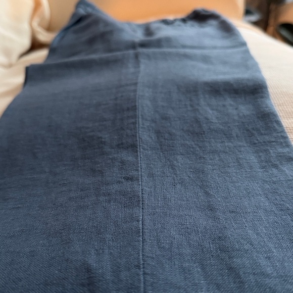 Stunning ✨💫⭐️ Mango PLEATED LINEN PANTS  size USA 2 - Picture 16 of 17